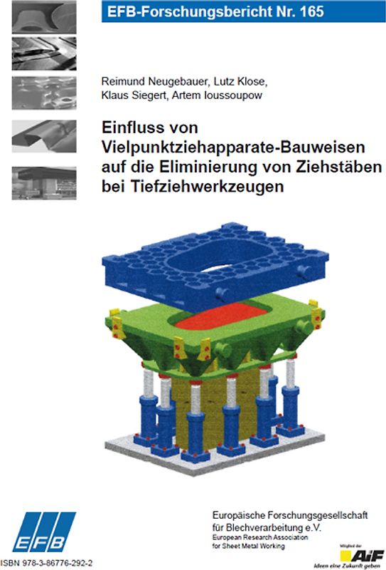 Einfluss von Vielpunktziehapparate-Bauweisen auf die Eliminierung von Ziehstäben bei Tiefziehwerkzeugen