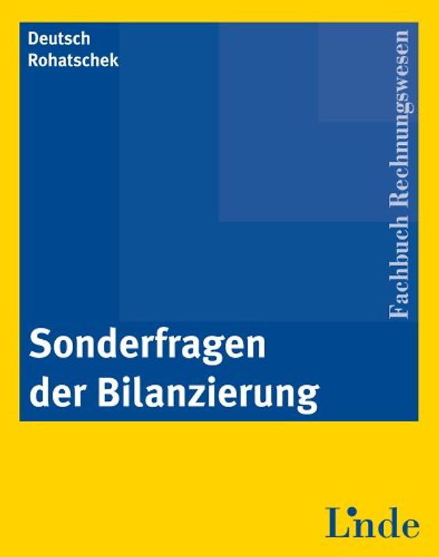 Sonderfragen der Bilanzierung