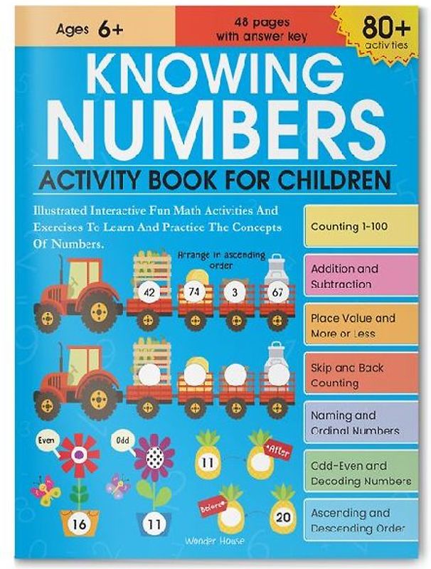 Knowing Numbers Activity Book for Children