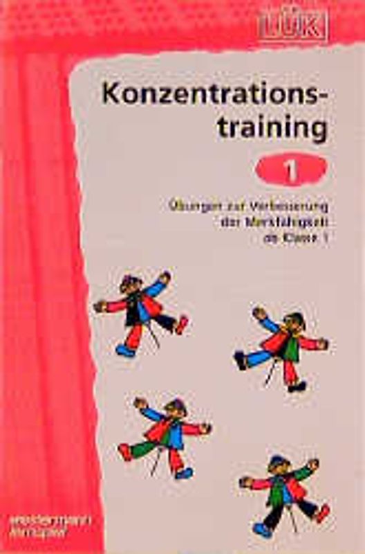 LÜK: Konzentrationstraining 1 - Übungen zur Verbesserung der Merkfähigkeit, ab Klasse 1 - Heiner Müller [Broschiert, Auflage 1998]