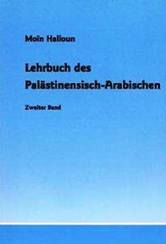 Lehrbuch des Palästinensisch-Arabischen