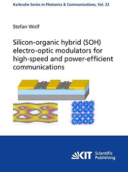 Silicon-organic hybrid (SOH) electro-optic modulators for high-speed and power-efficient communications