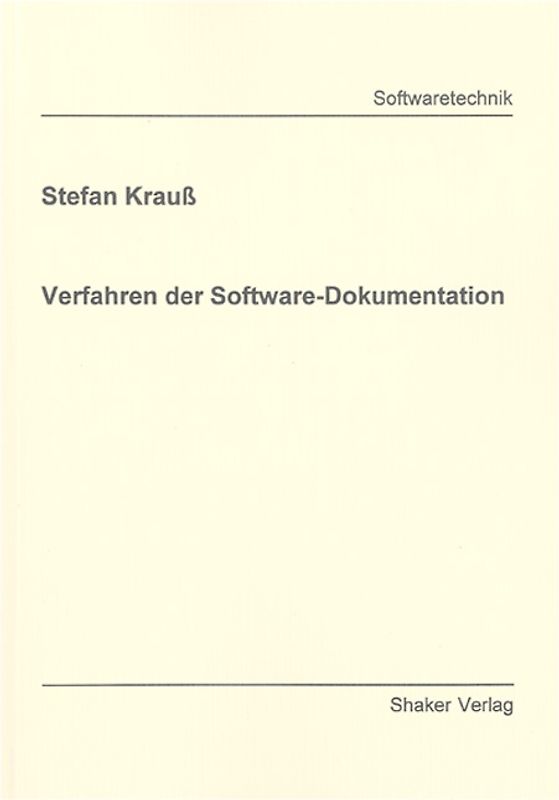 Verfahren der Software-Dokumentation