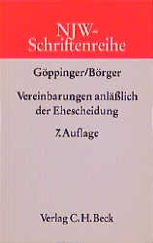 Vereinbarungen anlässlich der Ehescheidung. Die vertragliche Regelung der zivil-, steuer- und sozialrechtlichen Folgen