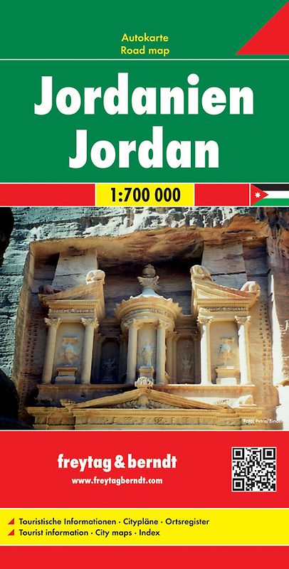freytag & berndt Straßenkarte Jordanien 1:700.000