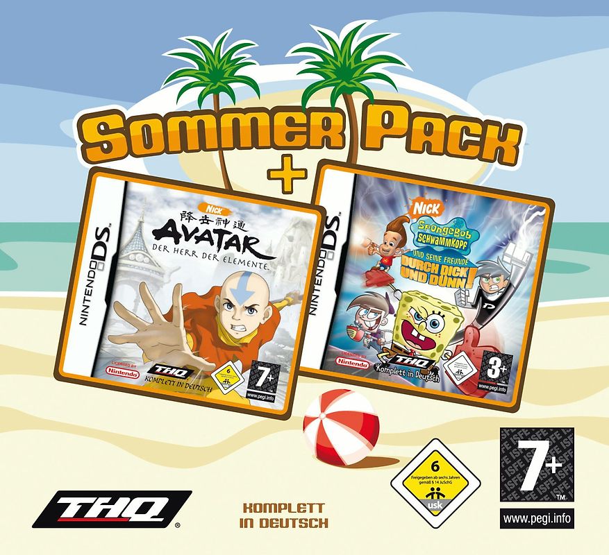 Avatar+SpongeBob: Durch Dick+Dünn Sommer Bundle Nintendo DS
