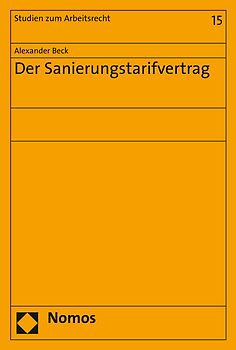 Der Sanierungstarifvertrag