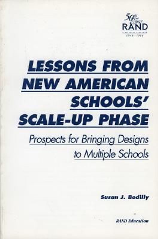 Lessons from New American Schools' Scale-Up Phase