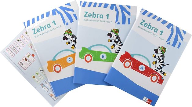 Zebra 1. Buchstabenheft Plus Klasse 1