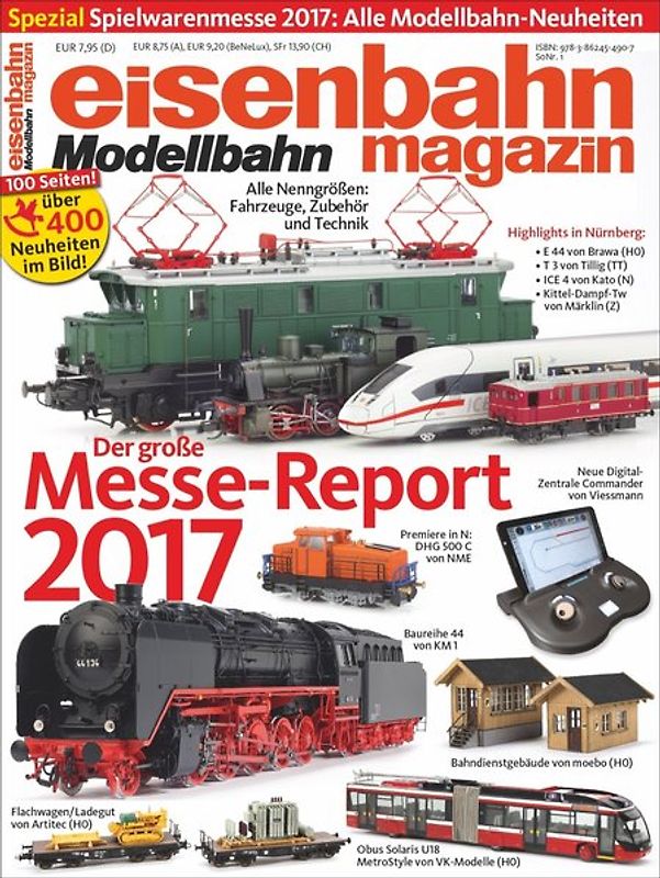 Sonderheft Spielwarenmesse 2017. Der große Modellbahn-Neuheitenreport