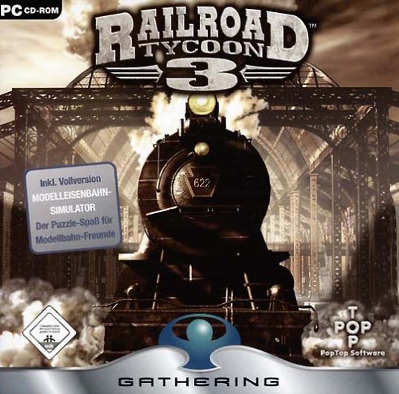 Railroad Tycoon 3 [inkl. Modelleisenbahn-Simulator, 2 CDs] PC Spiele