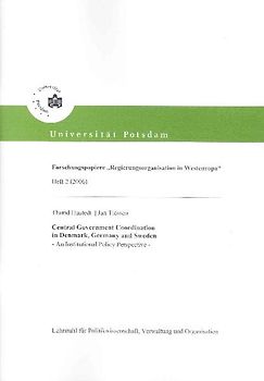 Central government coordination in Denmark, Germany and Sweden