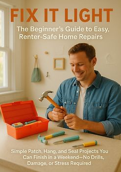 Fix It Light: The Beginner’s Guide to Easy, Renter-Safe Home Repairs