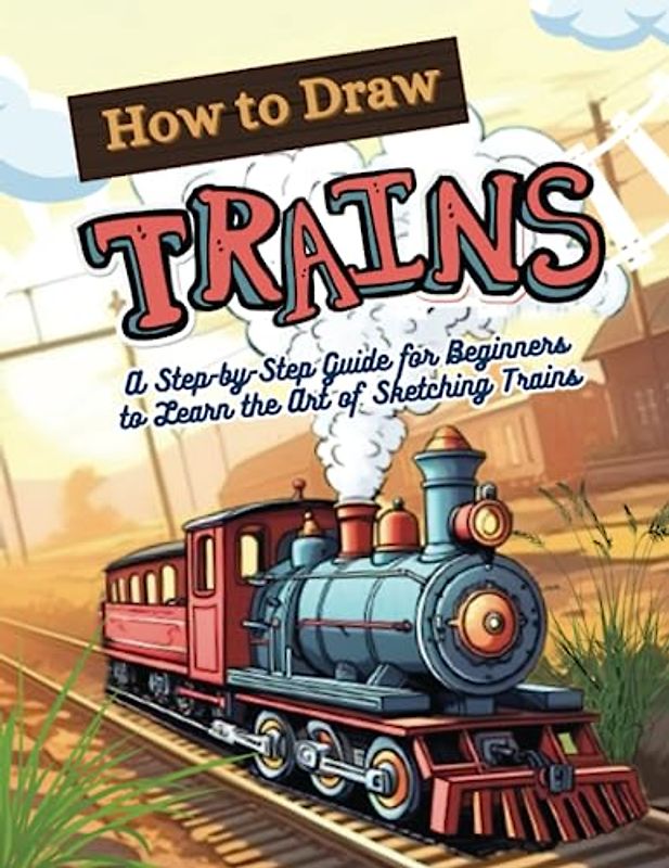 How to Draw Trains: A Step-by-Step Guide for Beginners to Learn the Art of Sketching Trains