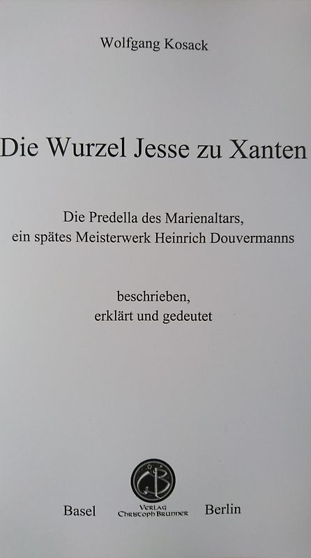 Die Wurzel Jesse zu Xanten