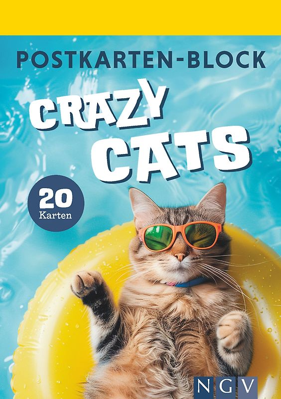 Postkartenblock Crazy Cats