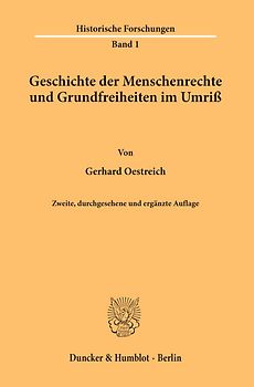 Geschichte der Menschenrechte und Grundfreiheiten im Umriß.