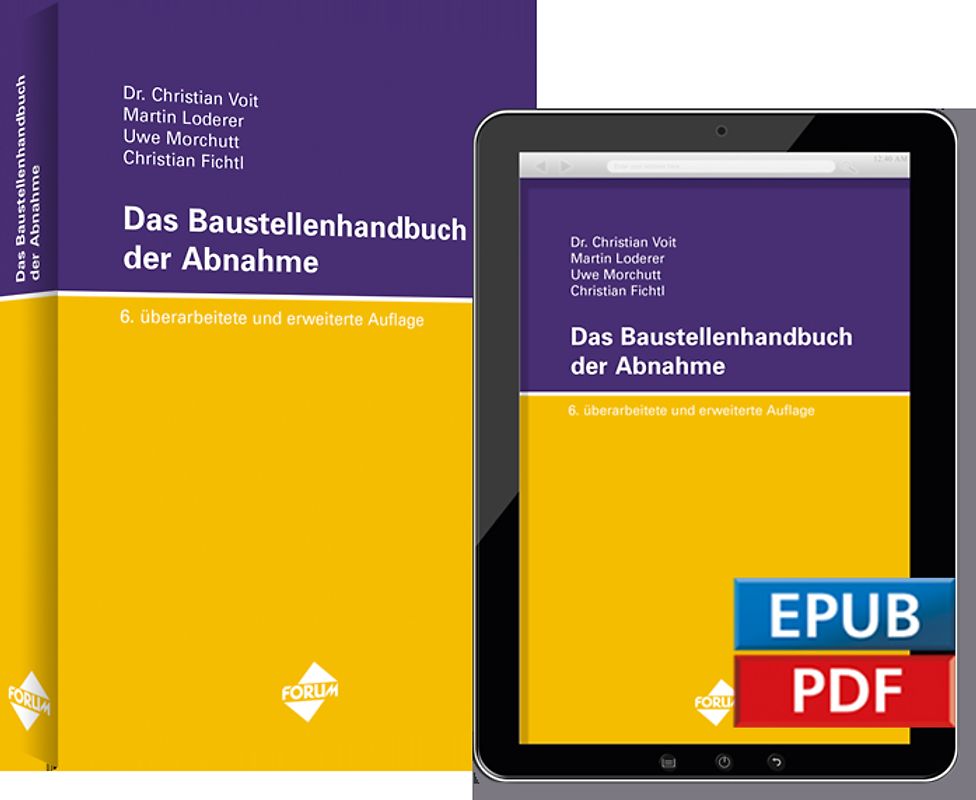 Das Baustellenhandbuch der Abnahme