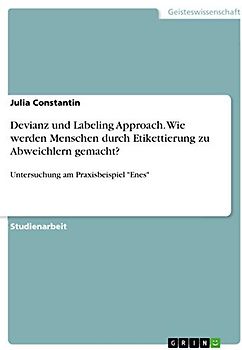 Devianz und Labeling Approach. Wie werden Menschen durch Etikettierung zu Abweichlern gemacht?: Untersuchung am Praxisbeispiel "Enes"