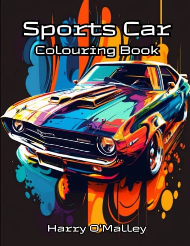 Sports Car: Colouring Book