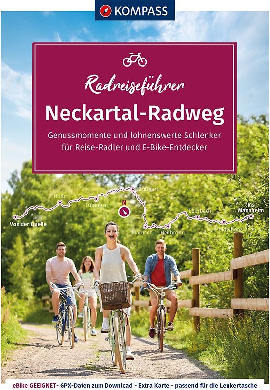 KOMPASS Radreiseführer Neckartal-Radweg