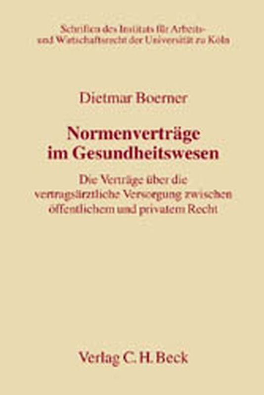 Normenverträge im Gesundheitswesen