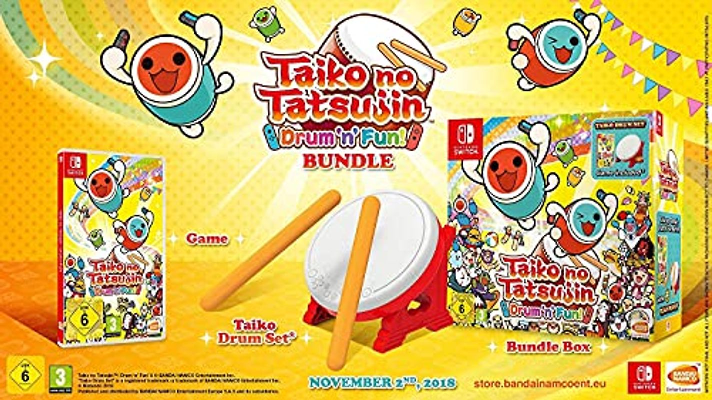 Taiko no Tatsujin: Drum ‚n‘ Fun! [Exklusiv bei Amazon Bundle inkl. Trommel] Bundleversion