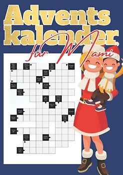 Adventskalender für Mami: Großdruck Kreuzworträtsel für eine rätselreiche Adventszeit