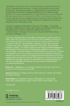 Decision Making for Student Success