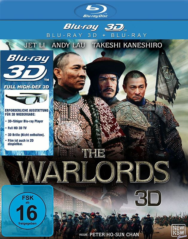 The Warlords (Blu-ray 3D) 3D Blu-ray Disc