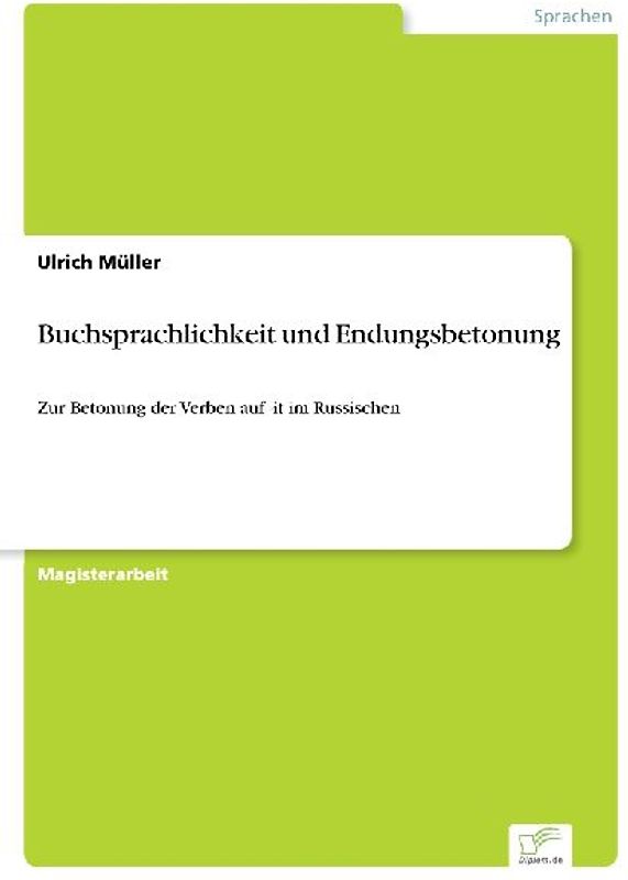 Buchsprachlichkeit und Endungsbetonung