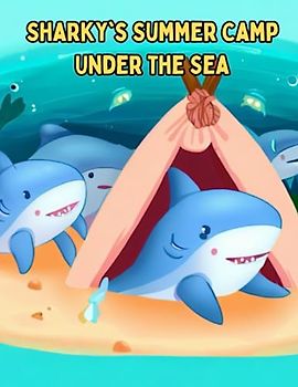 Sharky's Summer Camp Under the Sea: Short Story for kids about Sharks, Gift for kids.