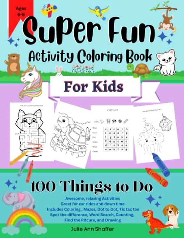 Super Fun Activity Book for Kids