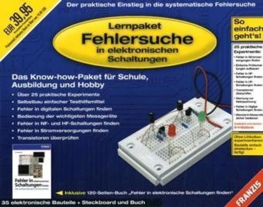 Lernpaket Fehlersuche in elektronischen Schaltungen