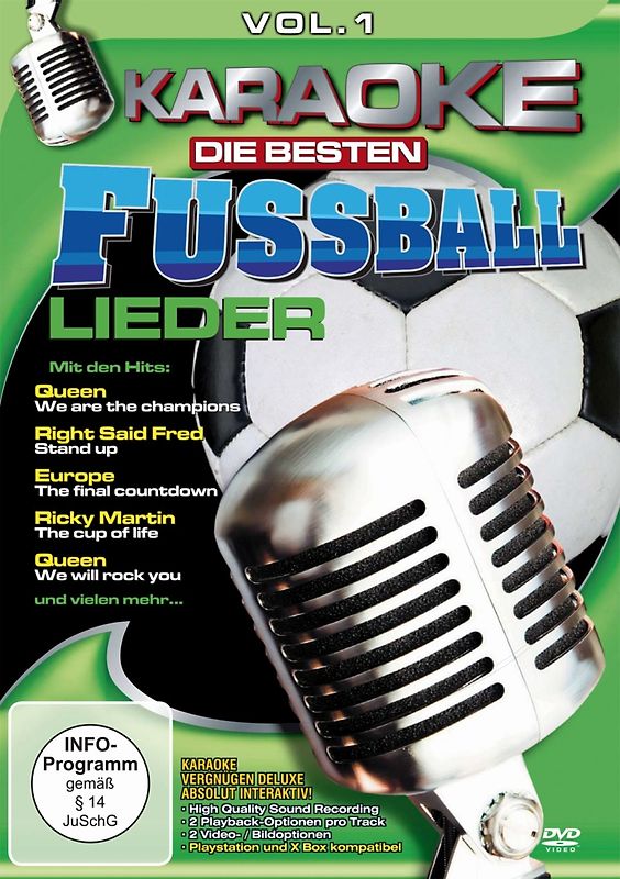 Karaoke-Die besten Fußballlieder