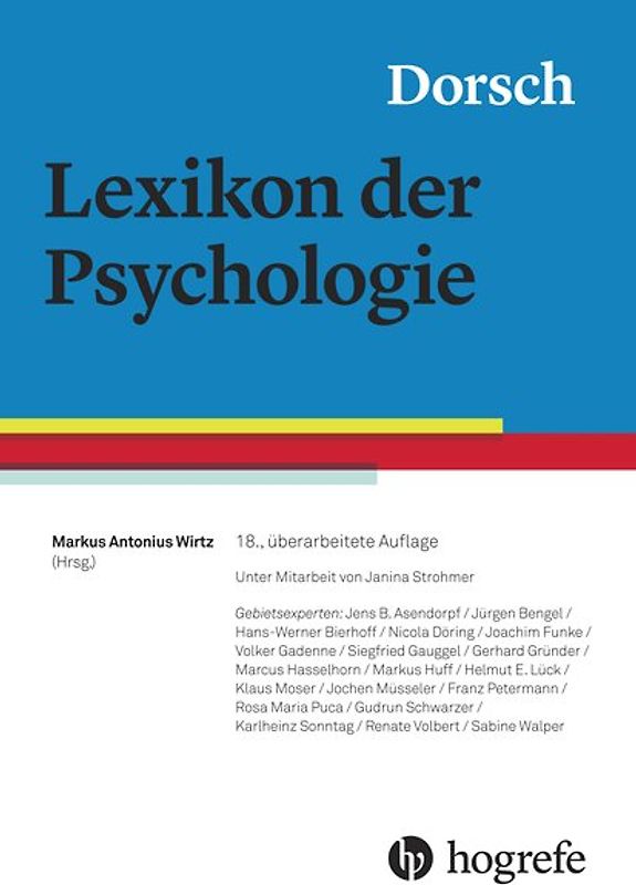 Dorsch - Lexikon der Psychologie