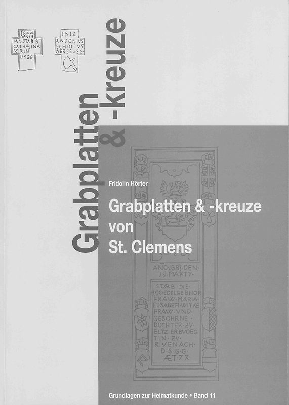 Grabplatten und -kreuze von St. Clemens