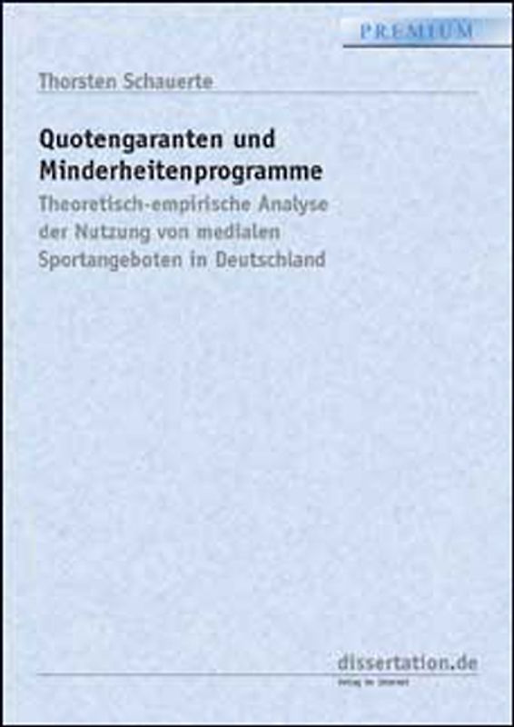 Quotengaranten und Minderheitenprogramme
