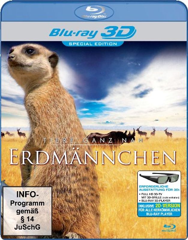 Erdmännchen 3D 3D Blu-ray Disc