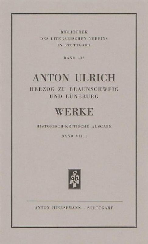 Werke. Historisch kritische Ausgabe / Werke. Historisch-kritische Ausgabe. Die Römische Octavia.
