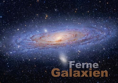Ferne Galaxien (Posterbuch DIN A4 quer)