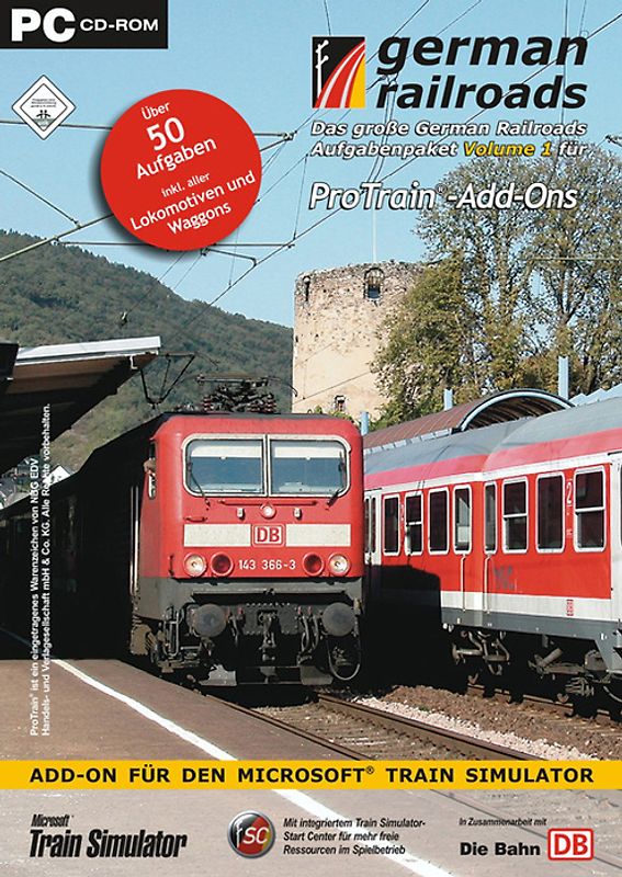 Microsoft Train Simulator: German Railroads - Pro Train Vol. 1 [AddOn] PC Spiele