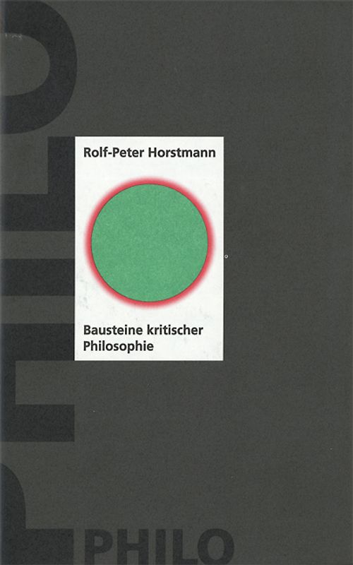 Bausteine kritischer Philosophie