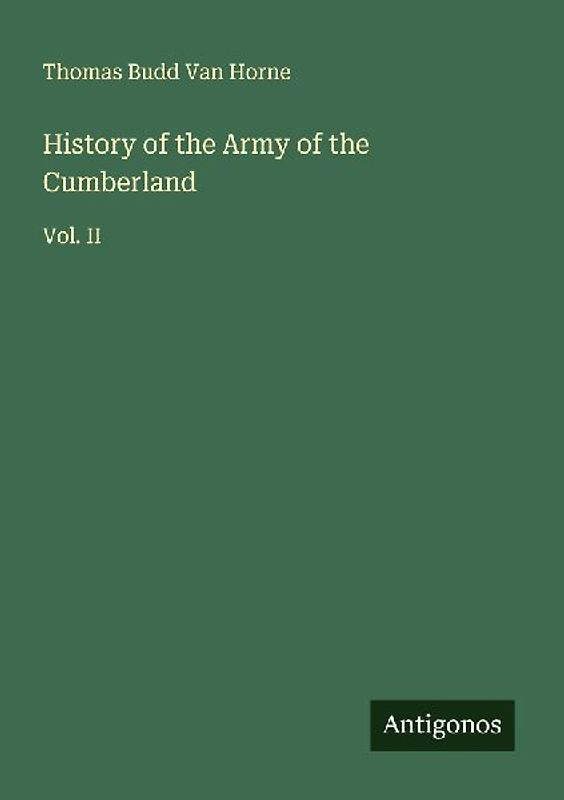 History of the Army of the Cumberland