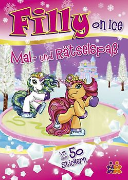 Filly On Ice. Mal-und Rätselspaß