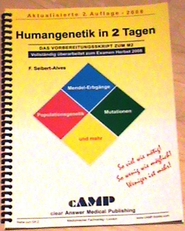 Humangenetik in 2 Tagen