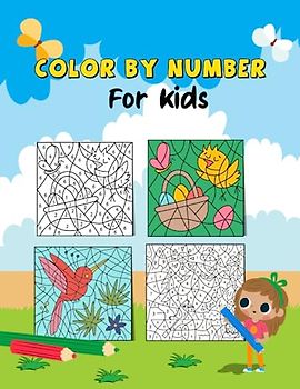Color By Numbers for Kids: Cute Coloring Designs Including many types of animals and Patterns design