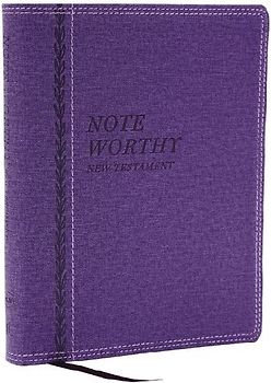 Noteworthy New Testament: Read and Journal Through the New Testament in a Year (Nkjv, Purple Leathersoft, Comfort Print)