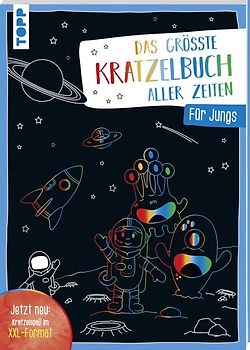 Das größte Kratzelbuch aller Zeiten für Jungs