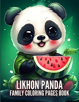 Likhon Panda Family Coloring Pages Book